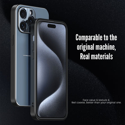 For iPhone 15 Plus R-JUST RJ52 3-Line Style Metal TPU Shockproof Phone Case(Silver) - iPhone 15 Plus Cases by R-JUST | Online Shopping UK | buy2fix