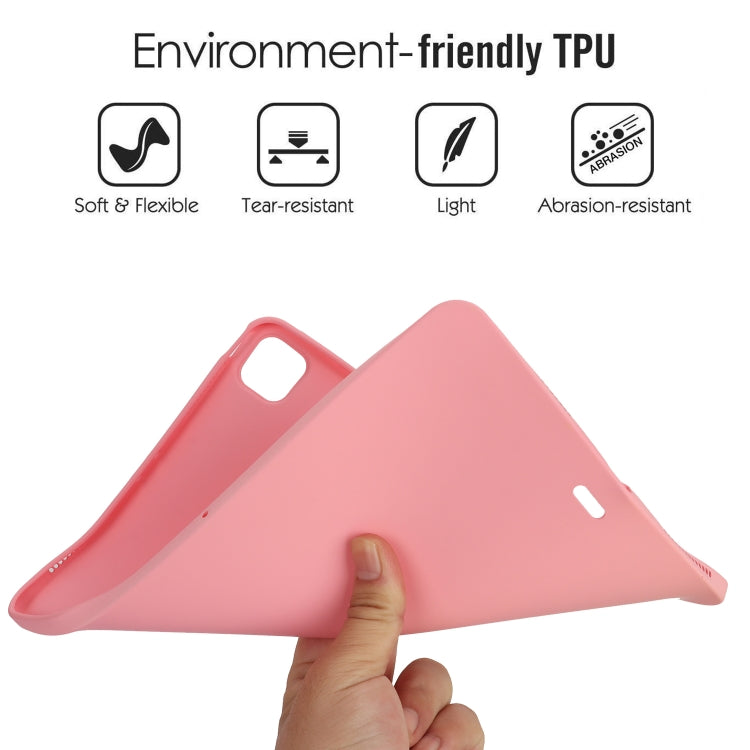 For iPad Air 13 2024 Oil Spray Skin-friendly TPU Tablet Case(Pink) - iPad Air 13 2024 Cases by buy2fix | Online Shopping UK | buy2fix