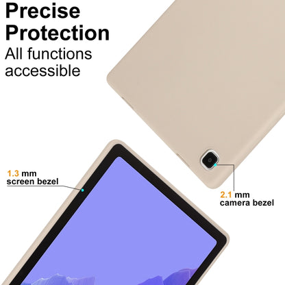 For Samsung Galaxy Tab S9 Oil Spray Skin-friendly TPU Tablet Case(Milk White) - Galaxy Tab S9 Cases by buy2fix | Online Shopping UK | buy2fix