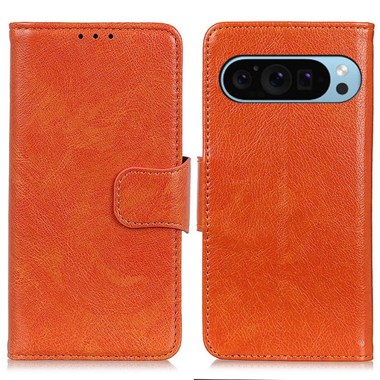 For Google Pixel 9 Nappa Texture Horizontal Flip Leather Phone Case(Orange) - Google Cases by buy2fix | Online Shopping UK | buy2fix