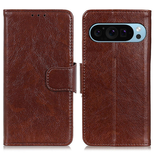 For Google Pixel 9 Nappa Texture Horizontal Flip Leather Phone Case(Brown) - Google Cases by buy2fix | Online Shopping UK | buy2fix