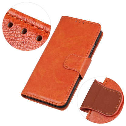 For Google Pixel 9 Pro Nappa Texture Horizontal Flip Leather Phone Case(Orange) - Google Cases by buy2fix | Online Shopping UK | buy2fix