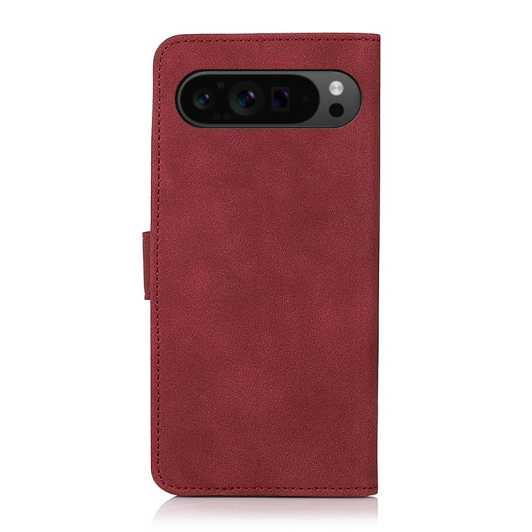 For Google Pixel 9 Pro KHAZNEH Matte Texture Leather Phone Case(Red) - Google Cases by buy2fix | Online Shopping UK | buy2fix