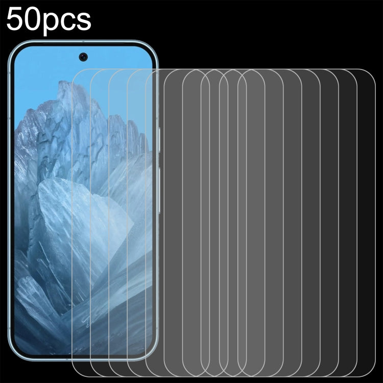 For Google Pixel 9 Pro XL 50pcs 0.26mm 9H 2.5D Tempered Glass Film - Google Tempered Glass by buy2fix | Online Shopping UK | buy2fix