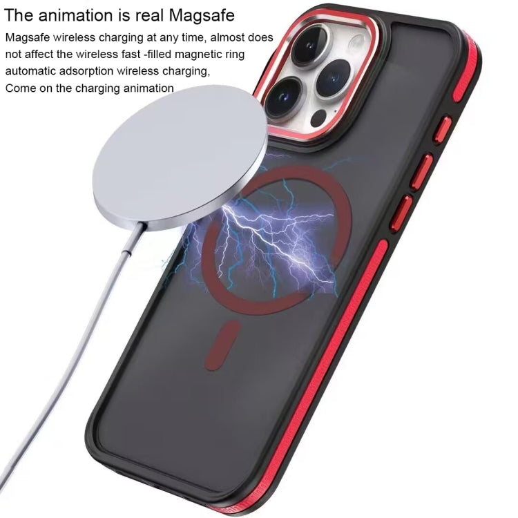 For iPhone 11 Two-color Frosted MagSafe Magnetic Phone Case(Purple) - iPhone 11 Cases by buy2fix | Online Shopping UK | buy2fix