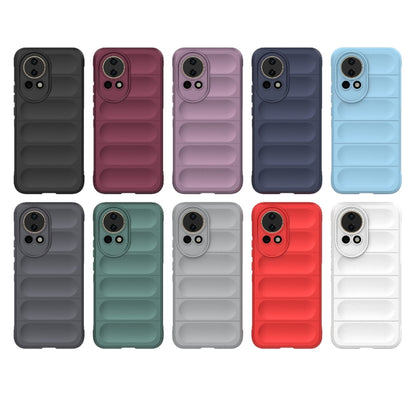 For Huawei nova 12 5G Magic Shield TPU + Flannel Phone Case(White) - Huawei Cases by buy2fix | Online Shopping UK | buy2fix