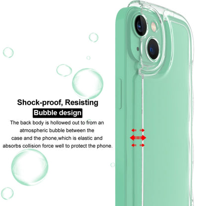 For iPhone 15 IMAK Wave Bubble Soft Shockproof Phone Case(Transparent) - iPhone 15 Cases by imak | Online Shopping UK | buy2fix