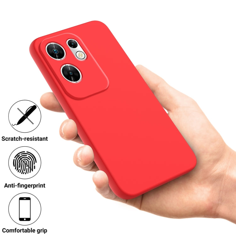 For Infinix Zero 30 4G Solid Color Liquid Silicone Dropproof Full Coverage Protective Case(Red) - Infinix Cases by buy2fix | Online Shopping UK | buy2fix