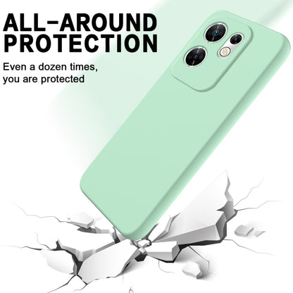 For Infinix Zero 30 4G Solid Color Liquid Silicone Dropproof Full Coverage Protective Case(Green) - Infinix Cases by buy2fix | Online Shopping UK | buy2fix