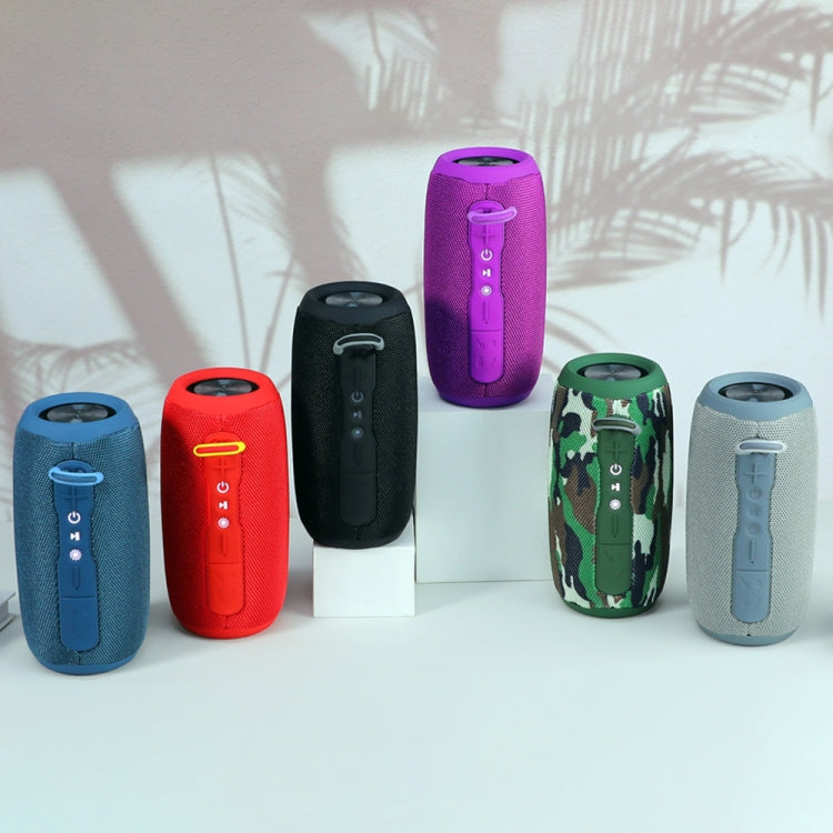 T&G TG663 Portable Colorful LED Wireless Bluetooth Speaker Outdoor Subwoofer(Red) - Desktop Speaker by T&G | Online Shopping UK | buy2fix