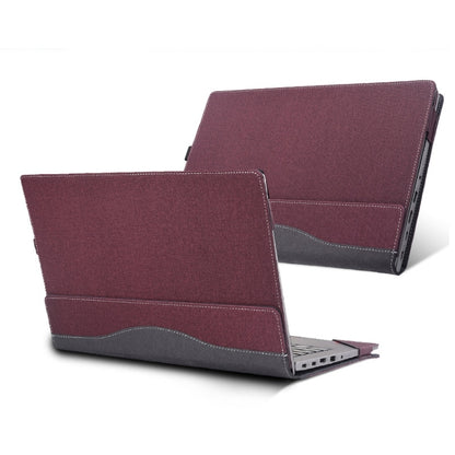 For Lenovo ThinkPad E15 Gen 3 Laptop Leather Anti-Fall Protective Case(Wine Red) - 15.6 - 17 inch by buy2fix | Online Shopping UK | buy2fix