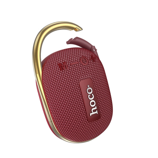 hoco HC17 Easy Joy Outdoor Bluetooth 5.3 Speaker Support TF Card / FM(Wine Red) - Desktop Speaker by hoco | Online Shopping UK | buy2fix