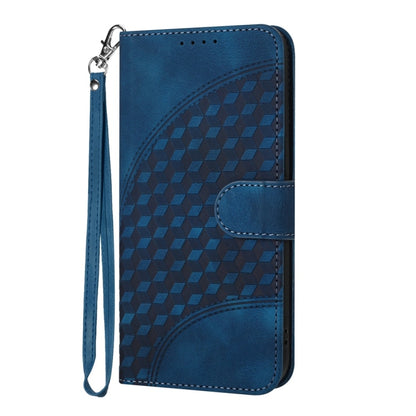 For Motorola Moto G Stylus 5G 2024 YX0060 Elephant Head Embossed Phone Leather Case with Lanyard(Royal Blue) - Motorola Cases by buy2fix | Online Shopping UK | buy2fix