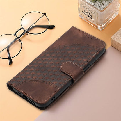 For Google Pixel 9 Pro YX0060 Elephant Head Embossed Phone Leather Case with Lanyard(Coffee) - Google Cases by buy2fix | Online Shopping UK | buy2fix