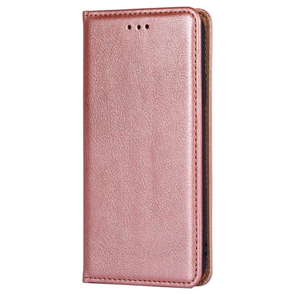 For Motorola Edge 5G 2024 Gloss Oil Solid Color Magnetic Leather Phone Case(Rose Gold) - Motorola Cases by buy2fix | Online Shopping UK | buy2fix