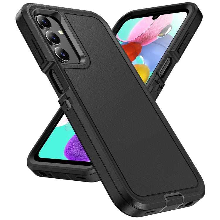 For Samsung Galaxy A15 5G Life Waterproof Rugged Phone Case(Black) - Galaxy Phone Cases by buy2fix | Online Shopping UK | buy2fix