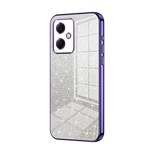 For Xiaomi Redmi Note 12R Pro Gradient Glitter Powder Electroplated Phone Case(Purple) - Xiaomi Cases by buy2fix | Online Shopping UK | buy2fix