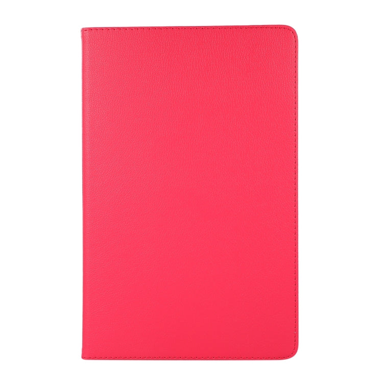 For Lenovo Tab M11 / Xiaoxin Pad 11 2024 360 Degree Rotation Litchi Texture Leather Tablet Case(Rose Red) - Lenovo by buy2fix | Online Shopping UK | buy2fix