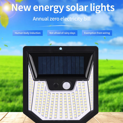 2pcs XY0159 159 LEDs Outdoor Solar Human Body Sensor Courtyard Wall Light - Solar Lights by buy2fix | Online Shopping UK | buy2fix