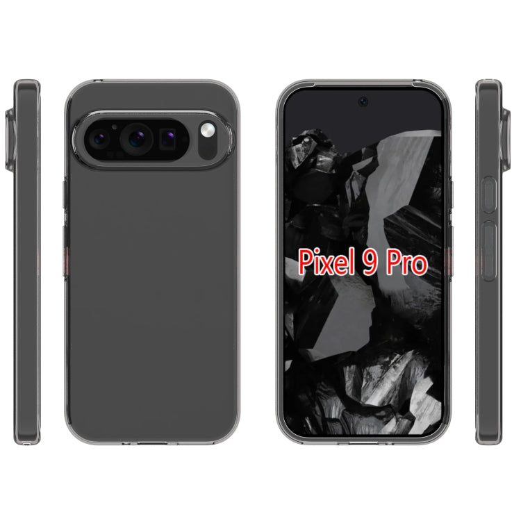 For Google Pixel 9 Pro Waterproof Texture TPU Phone Case(Transparent) - Google Cases by buy2fix | Online Shopping UK | buy2fix