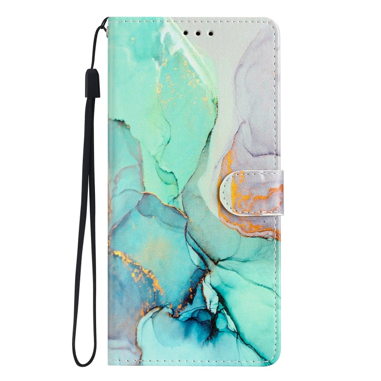 For Blackview A55 Pro Colored Drawing Leather Phone Case(Green Marble) - More Brand by buy2fix | Online Shopping UK | buy2fix