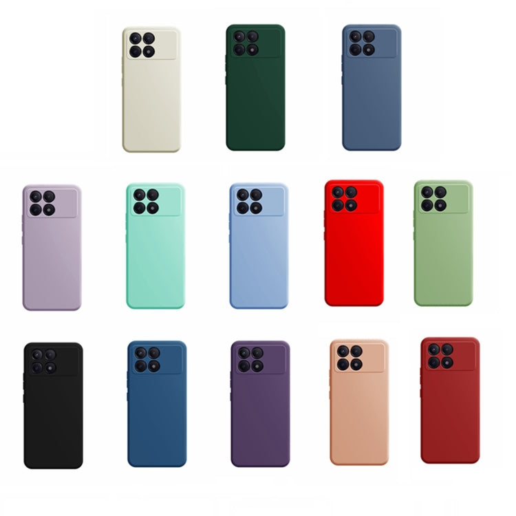 For Xiaomi Redmi K70 Pro Imitation Liquid Silicone Phone Case(Grey) - K70 Pro Cases by buy2fix | Online Shopping UK | buy2fix