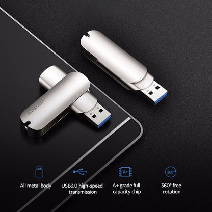 Teclast Leishen Plus Series USB3.0 Twister Flash Drive, Memory:32GB(Silver) - USB Flash Drives by TECLAST | Online Shopping UK | buy2fix