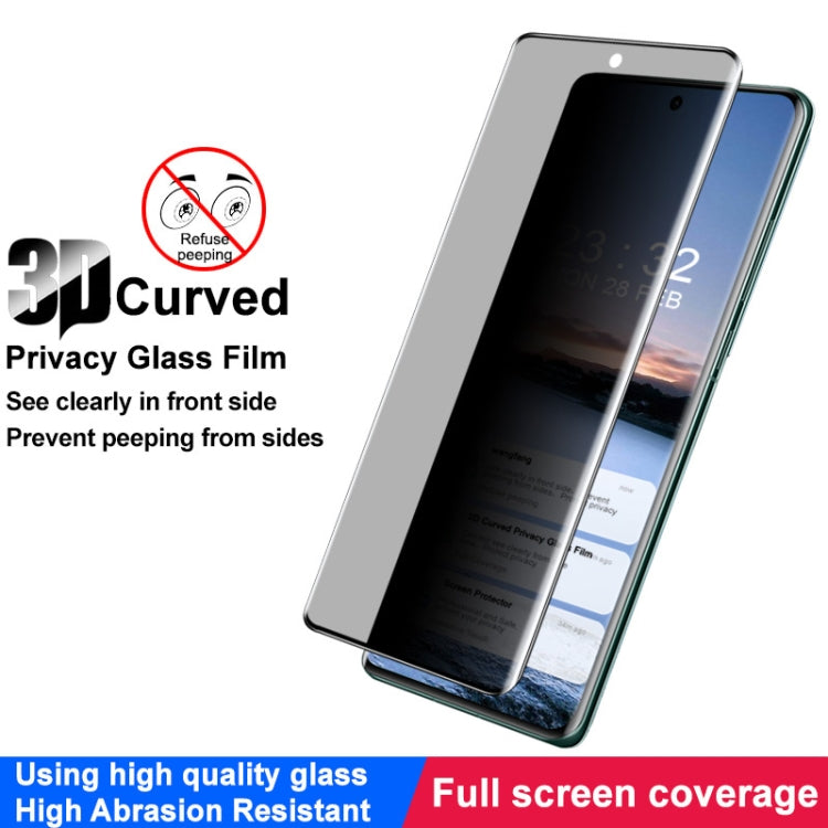 For OPPO Find X6 Pro 5G IMAK 3D Curved Privacy Anti-glare Tempered Glass Film - OPPO Tempered Glass by imak | Online Shopping UK | buy2fix