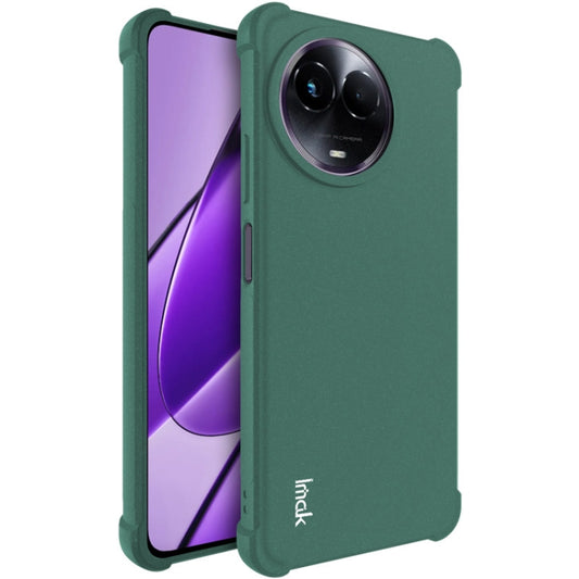 For Realme 11 5G Global/11x 5G Global/C67 5G Global imak Shockproof Airbag TPU Phone Case(Matte Green) - Realme Cases by imak | Online Shopping UK | buy2fix