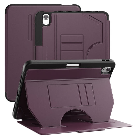 For iPad Air 11 2024 Notebook Magnetic Leather Tablet Case(Purple) - iPad Air 11 2024 Cases by buy2fix | Online Shopping UK | buy2fix