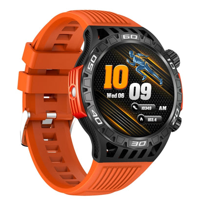 HT22 1.46 inch Smart Sport Watch, Support Bluetooth Call / Sleep / Heart Rate / Blood Pressure Health Monitor(Orange) - Smart Watches by buy2fix | Online Shopping UK | buy2fix