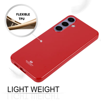 For Samsung Galaxy S24 5G GOOSPERY PEARL JELLY Shockproof TPU Phone Case(Red) - Galaxy S24 5G Cases by GOOSPERY | Online Shopping UK | buy2fix