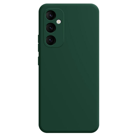 For Samsung Galaxy A55 Imitation Liquid Silicone Phone Case(Dark Green) - Galaxy Phone Cases by buy2fix | Online Shopping UK | buy2fix