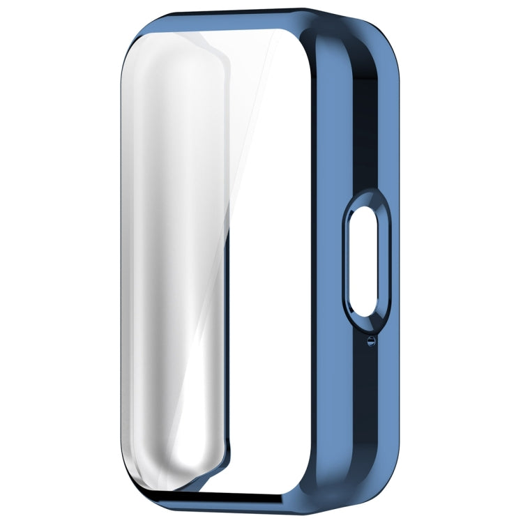 For Samsung Galaxy Fit 3 Full Coverage TPU Electroplated Watch Protective Case(Blue) - Watch Cases by buy2fix | Online Shopping UK | buy2fix