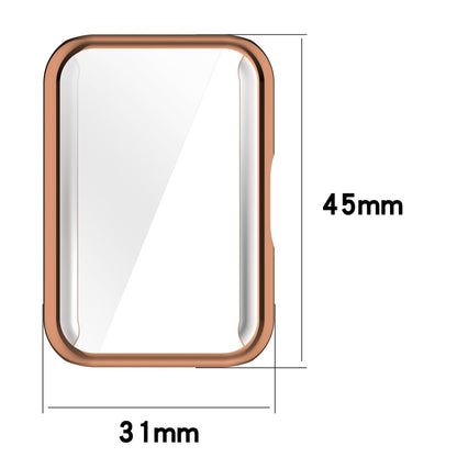 For Samsung Galaxy Fit 3 Full Coverage TPU Electroplated Watch Protective Case(Light Gold) - Watch Cases by buy2fix | Online Shopping UK | buy2fix