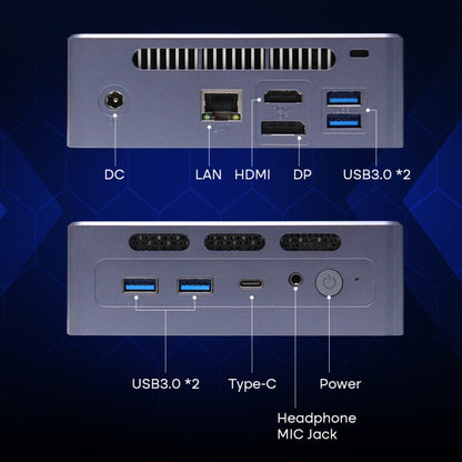 Ninkear N9 Windows 11 Mini PC, 8GB+256GB, Intel Alder Lake N95, Support 3 Screen Display(US Plug) - Windows Mini PCs by Ninkear | Online Shopping UK | buy2fix