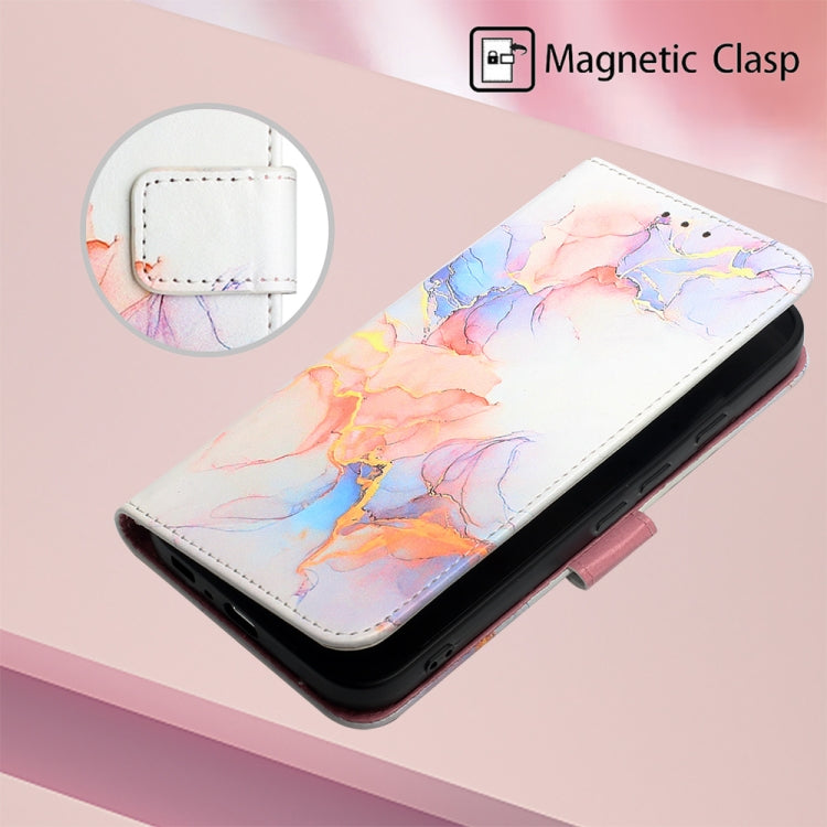 For Google Pixel 9 Pro PT003 Marble Pattern Flip Leather Phone Case(Galaxy Marble White) - Google Cases by buy2fix | Online Shopping UK | buy2fix