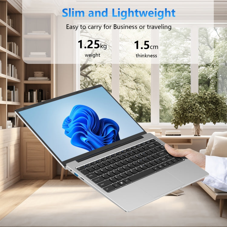 GXMO F141S 14.1 inch Laptop, 8GB+512GB, Windows 11 Intel Celeron J4125 Quad Core(Silver) - Others by GXMO | Online Shopping UK | buy2fix