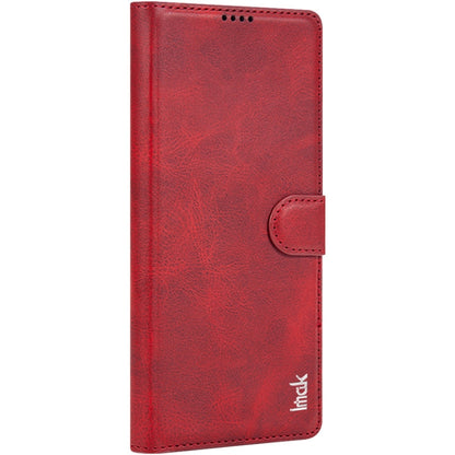 For Samsung Galaxy S24 Ultra 5G IMAK Count Series Flip Leather Phone Case(Red) - Galaxy S24 Ultra 5G Cases by imak | Online Shopping UK | buy2fix