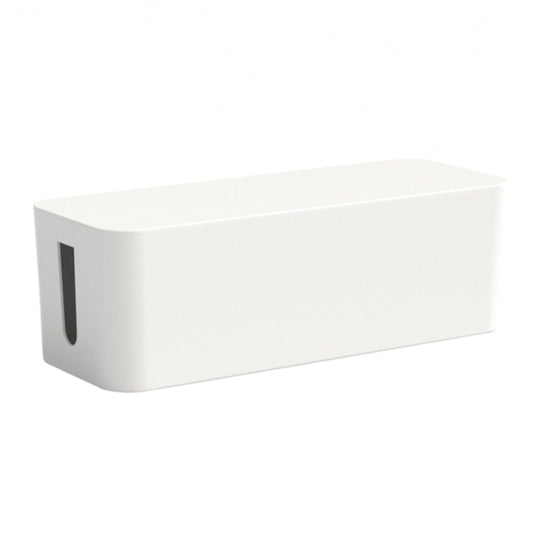 Wire Organizer Storage Box Power Strip Socket Junction Box, Size:Large(White) - Storage Boxes by buy2fix | Online Shopping UK | buy2fix