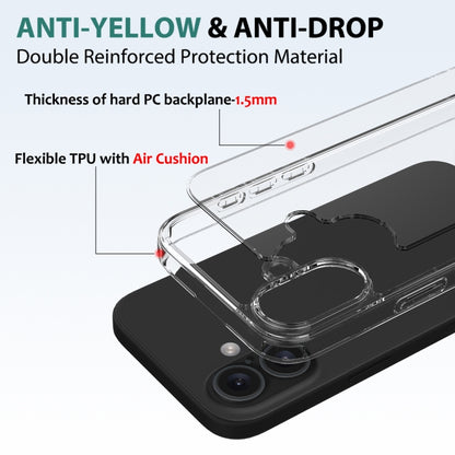 For iPhone 16 Scratchproof Acrylic TPU Phone Case(Transparent) - iPhone 16 Cases by buy2fix | Online Shopping UK | buy2fix