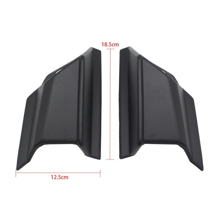 For Honda ADV160 2019-2023 Motorcycle Winglet Aerodynamic Wing Kit Spoiler(Carbon Fiber) - Ornamental Parts by buy2fix | Online Shopping UK | buy2fix