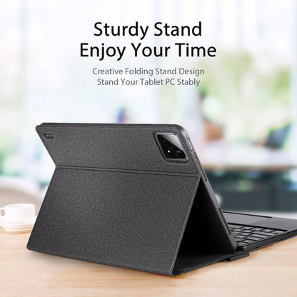 For Xiaomi Pad 6S Pro DUX DUCIS TK Series Bluetooth Keyboard Leather Case with Touchpad(Black) - Others Keyboard by DUX DUCIS | Online Shopping UK | buy2fix