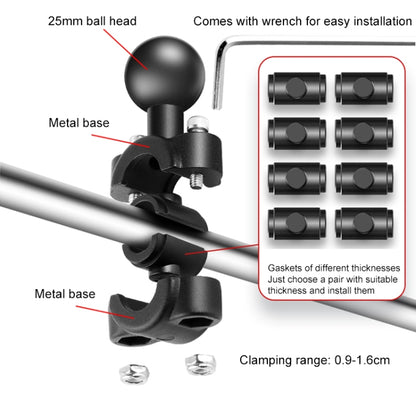 10 in 1 Crabs Selfie Stick Motorcycle Clamps Handlebar Fixed Mount - Holder by buy2fix | Online Shopping UK | buy2fix