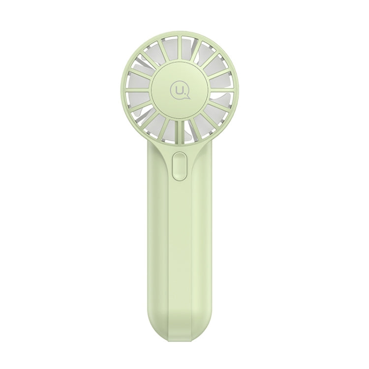 USAMS ZB288 Portable Type-C Rechargeable High Speed Handheld Mini Fan(Green) - Electric Fans by USAMS | Online Shopping UK | buy2fix