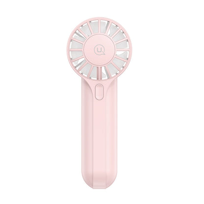 USAMS ZB288 Portable Type-C Rechargeable High Speed Handheld Mini Fan(Pink) - Electric Fans by USAMS | Online Shopping UK | buy2fix
