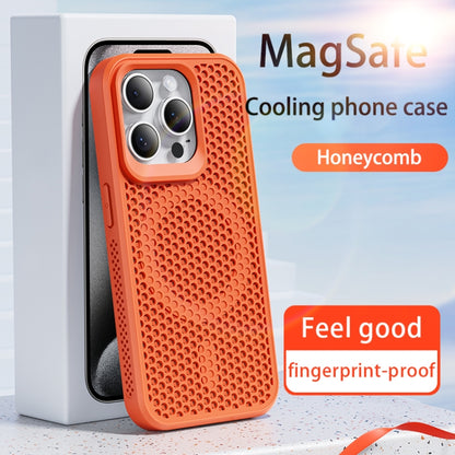 For iPhone 16 Pro Max MagSafe Magnetic Heat Dissipation Phone Case(Brown) - iPhone 16 Pro Max Cases by buy2fix | Online Shopping UK | buy2fix