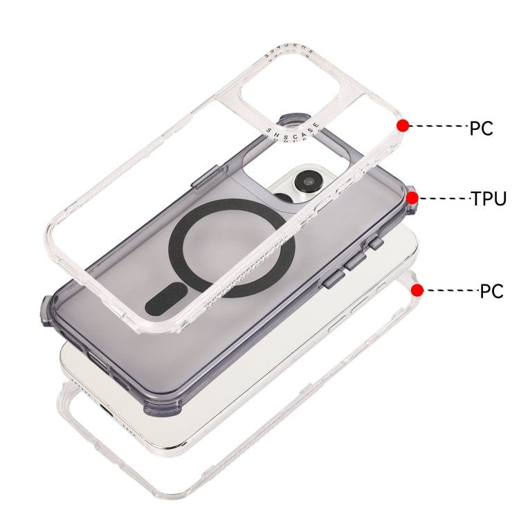 For iPhone 16 Pro Max Dreamland MagSafe Magnetic 3 in 1 TPU + PC Phone Case(Transparent) - iPhone 16 Pro Max Cases by buy2fix | Online Shopping UK | buy2fix