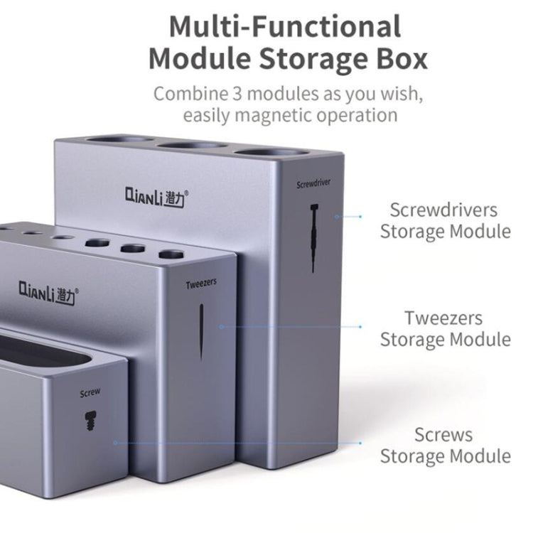 QianLi iCube Aluminum Alloy Multi-Functional Modular Storage Box - Tool Boxes & Bags by QIANLI | Online Shopping UK | buy2fix