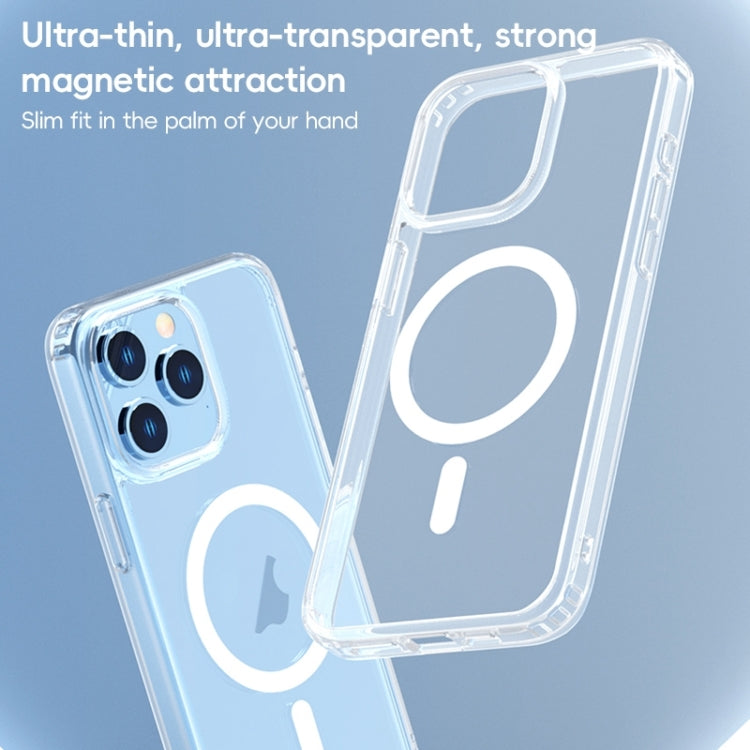 For iPhone 15 Pro ZGA Magsafe Clear PC Hybrid TPU Phone Case(Transparent) - iPhone 15 Pro Cases by ZGA | Online Shopping UK | buy2fix